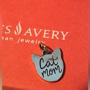 James Avery sterling silver cat Mom charm